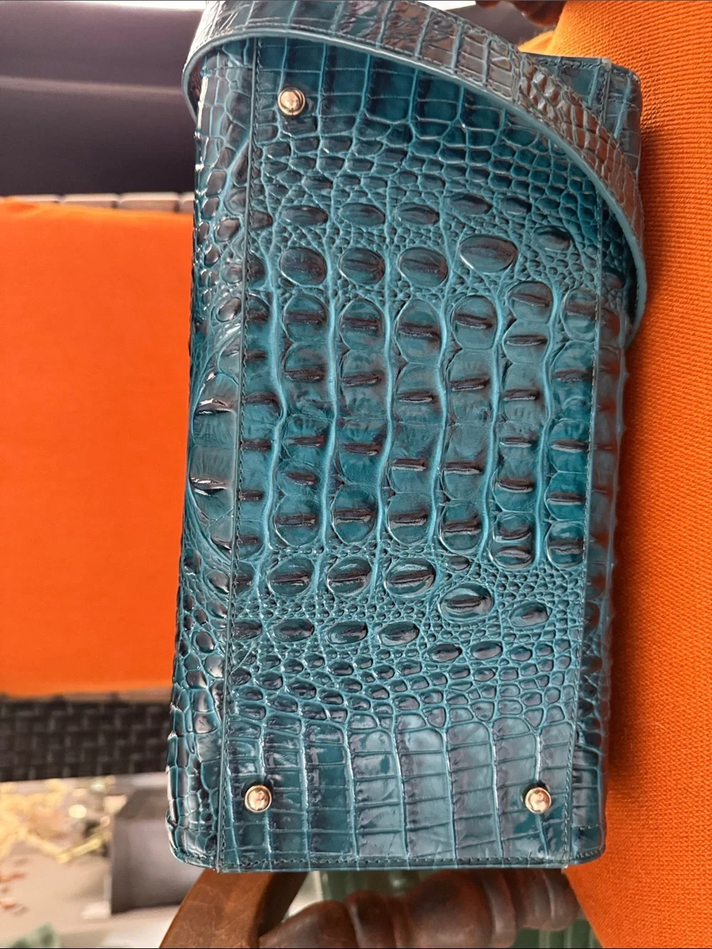 Brahmin Caroline in blue/teal